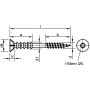 JD-Justierschrauben 6x60mm TX 25 verzinkt